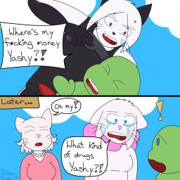 Augustus Lucy Lucy's_mom ObsidianRaven_(Artist) parody Yashy (4096x4096, 3.1MB)