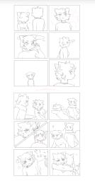 AU Daisy Lucy LucyxDaisy ourflowerfields_(Artist) (890x1693, 366KB)