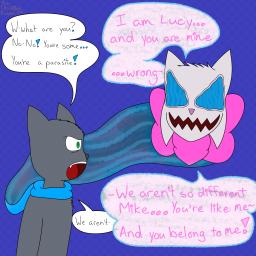 Lucy Mike MikexLucy ObsidianRaven_(Artist) parody (4096x4096, 5.3MB)