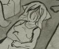 Augustus's mom lying on the floor in Ten Seconds to Midnight.