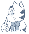 Graphic of Amaya when there are no comments on a piece in Candybooru.
