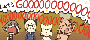 Daisy pumps her fists in the air shouting "Let's GOOOOOOOOOOOO" while Jordan throws his head back and wails "NOOOOOOOOOOOOOOOOOO".