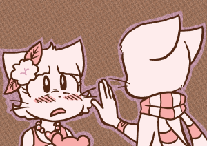 Mike holds his palm up toward a stunned Daisy and says "You.. disgust me."