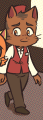Amaya's dad in his cinema uniform in Featured Attraction.