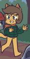Dylan in his winter coat in Third Wheel.