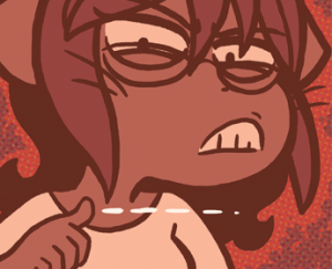 Madison grits her teeth and draws her thumb across her throat, saying "WRING HER NECK".