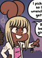 Mina dressed as Hannah Montana in Good Egg.